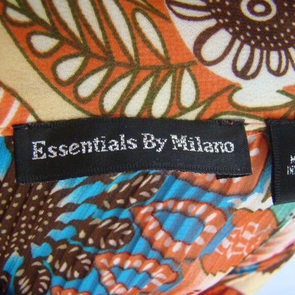 Colorful Floral Top Fancy Sleeves Small - Picture 8 of 8